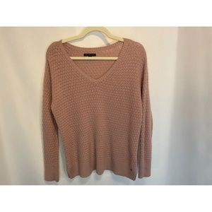 American Eagle Outfitters V Neck Sweater blush pink women’s size Medium